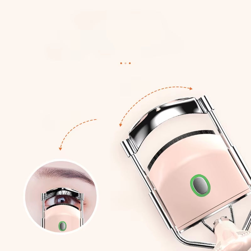 Electric Eyelash Curler Charging Model Fast Heating Portable Eye Lash Perm Shaping and Lasting Curling Thermal Eyelash Clip