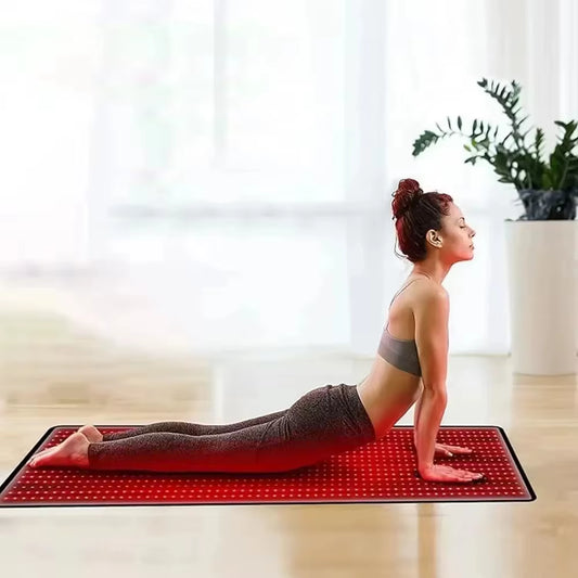 660Nm 850Nm LED Red Light Therapy Yoga Mat Home Health Relaxation Equipment Whole Body near Infrared Mat New-E8