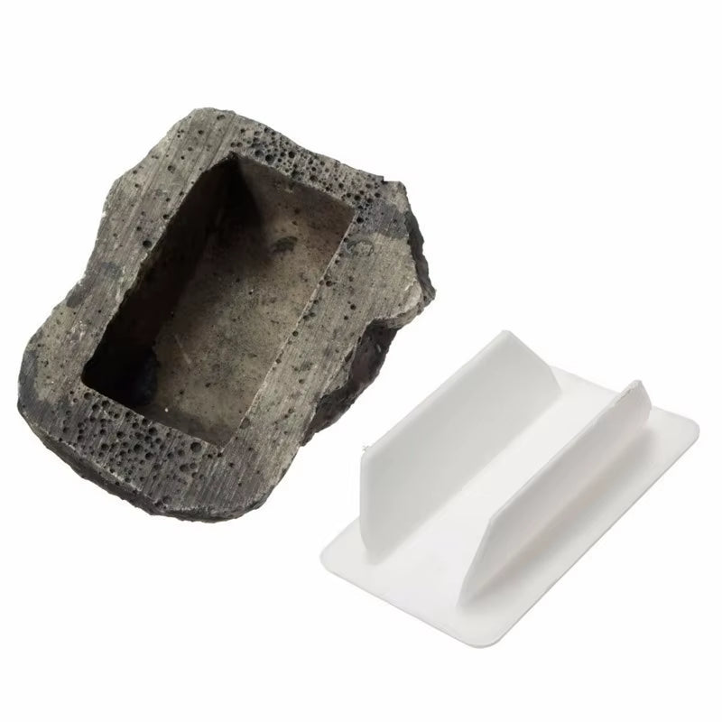 Outdoor Spare Garden Key Box Rock Hidden Hide in Stone Security Safe Storage Hiding Containers Resinous Hidden Key Holder Box