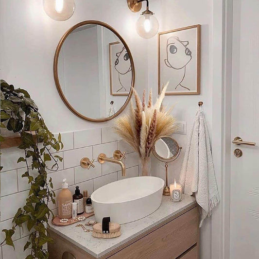 60 PCS Natural Dried Pampas Grass Bouquet, 20 White Bouquet, 20 Brown Bouquet, 20 Reed Grass Bouquet for Wedding Room Home Party Table Decor Bouquet - Salma Design Studio 